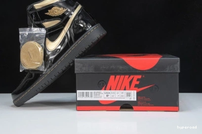 Hyperoad HIGH METALLIC GOLD JORDAN (2020) BLACK RETRO 1 1211